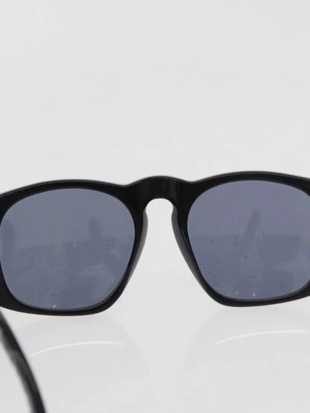 CHANEL Sunglasses plastic Black CC Auth ka3896A